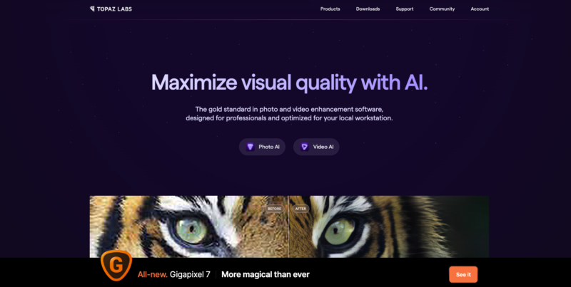 topaz homepage